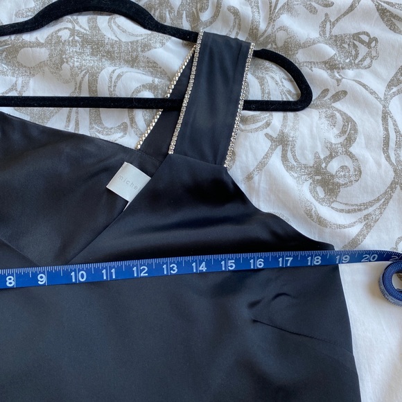 Michelle Mason silk asymmetrical crystal cami - Picture 8 of 11